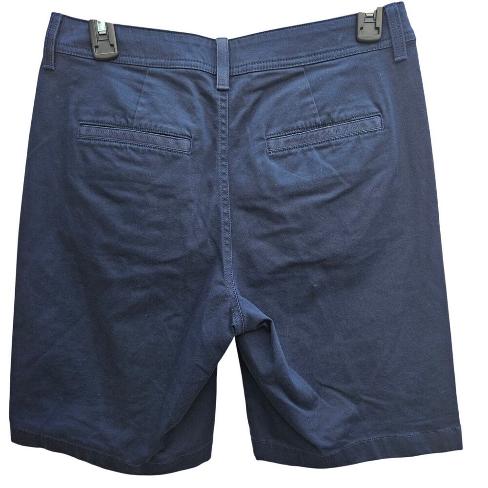 Perfect L.L.Bean Navy 6 Favorite Fit Navy Shorts 30/9 Organic Cotton Spandex B37 - Picture 2 of 4